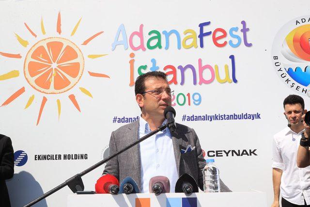 İmamoğlu Adanafest'e katıldı 