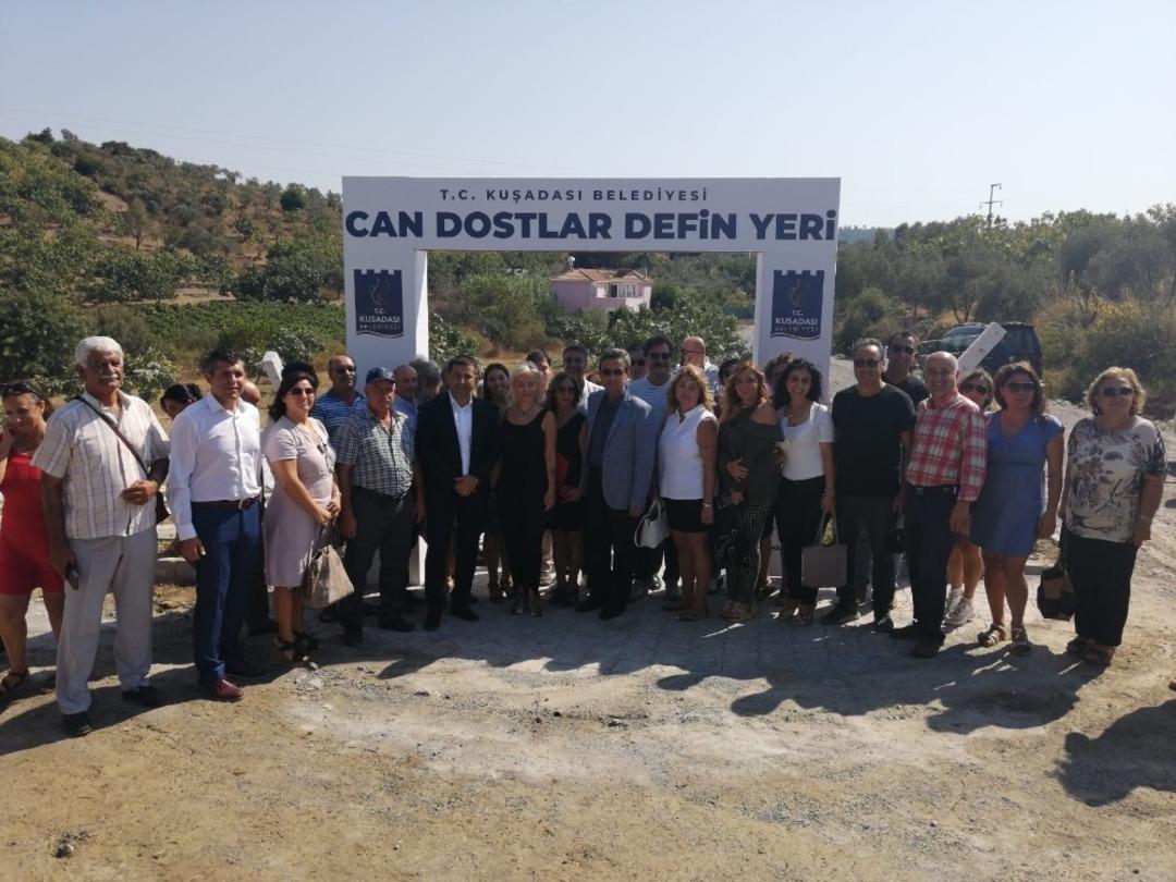Kuşadası&rsquo;nda &rsquo;Can Dostlar Defin Yeri&rsquo; hizmete girdi