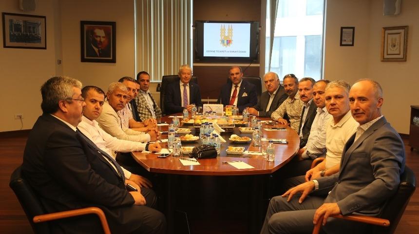 Reyhanlı heyeti ETSO’yu ziyaret etti