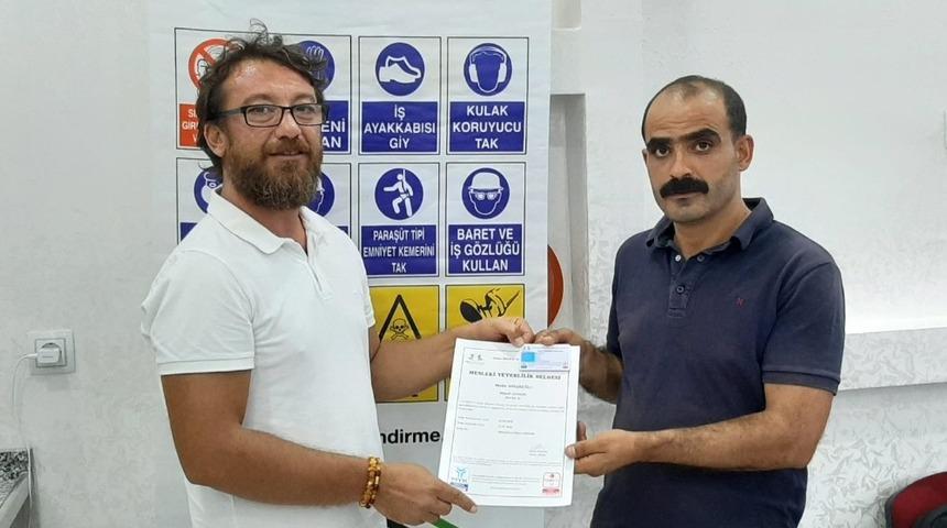 Bitlis’te 64 kişiye ‘Mesleki Yeterlilik Belgesi’ verildi