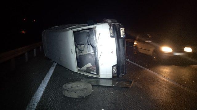 Nurdağı’nda trafik kazası: 2 yaralı 1