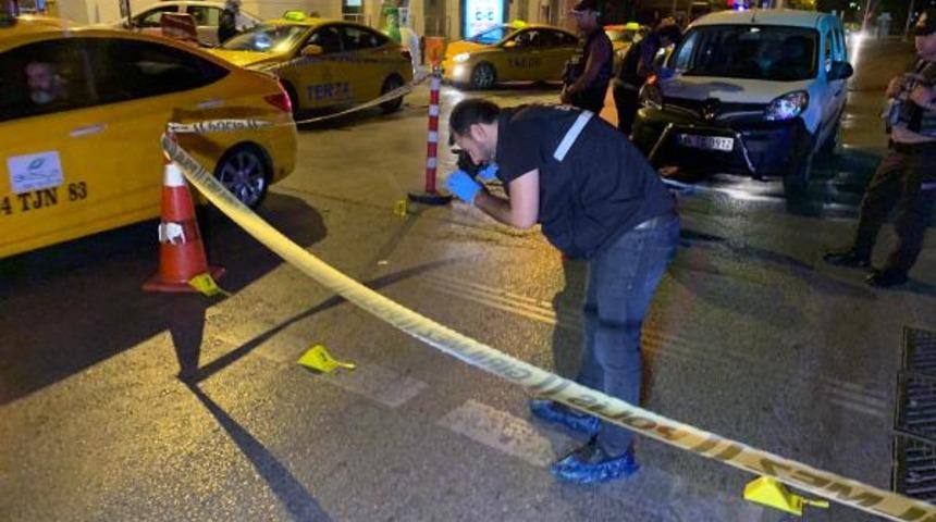Son dakika! Kadıköy'de taksiye ateş açıldı