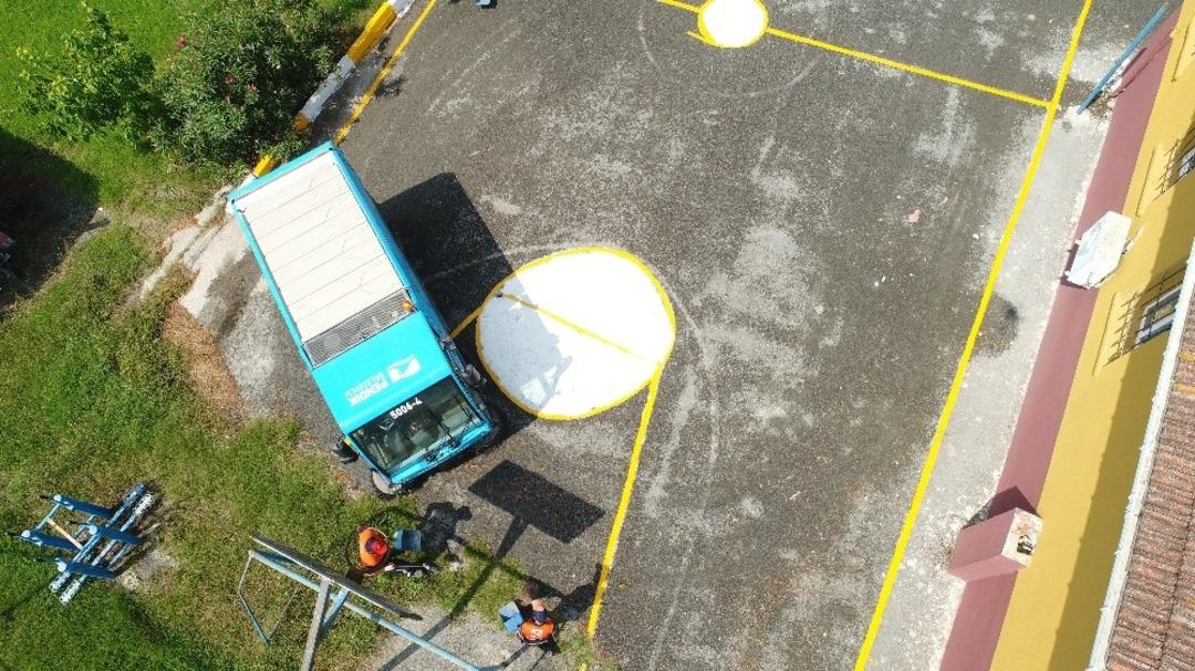 (&Ouml;zel) İstanbul&rsquo;da okullarda temizlik seferberliği havadan g&ouml;r&uuml;nt&uuml;lendi