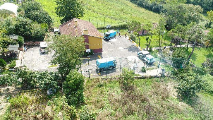 (Özel) İstanbul’da okullarda temizlik seferberliği havadan görüntülendi G2