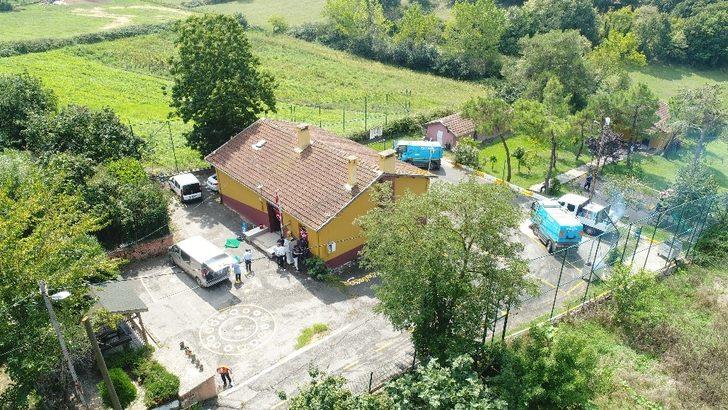 (Özel) İstanbul’da okullarda temizlik seferberliği havadan görüntülendi G4