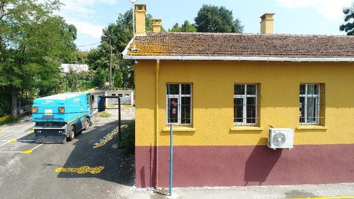 (Özel) İstanbul’da okullarda temizlik seferberliği havadan görüntülendi G5