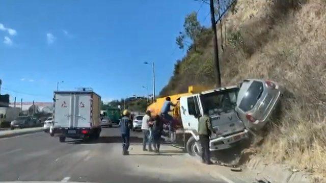 Kaza sonrası tepeye tırmanarak kaçmaya çalıştı