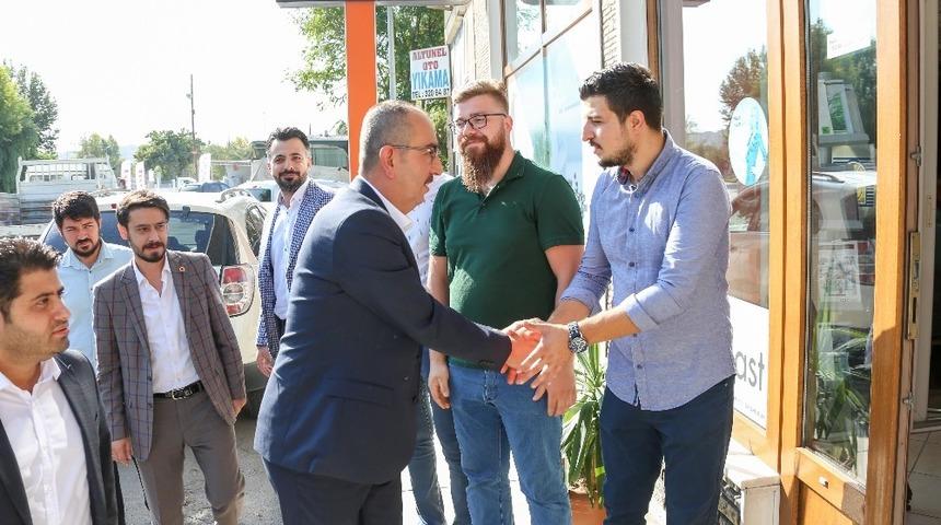 Başkan Kavuş, Meram Sanayi esnaflarıyla buluştu