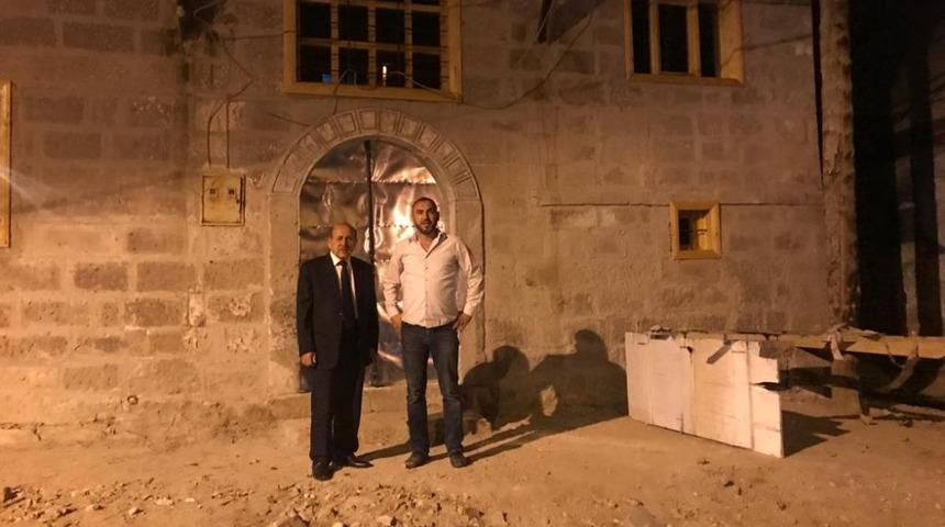 Burhan Kuzu Restorasyonu Devam Eden Tarihi Binada İncelemelerde Bulundu