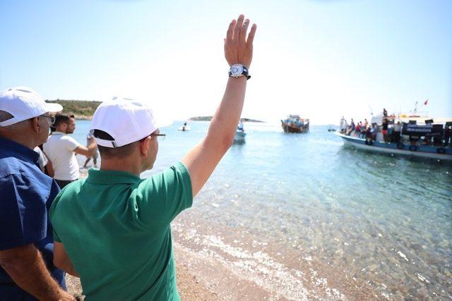 Balık çiftliği protesto edildi