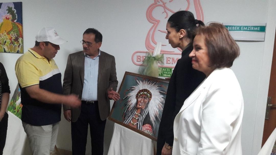 Karaaslan atıkları doğaya geri kazandıran sergiyi a&ccedil;tı