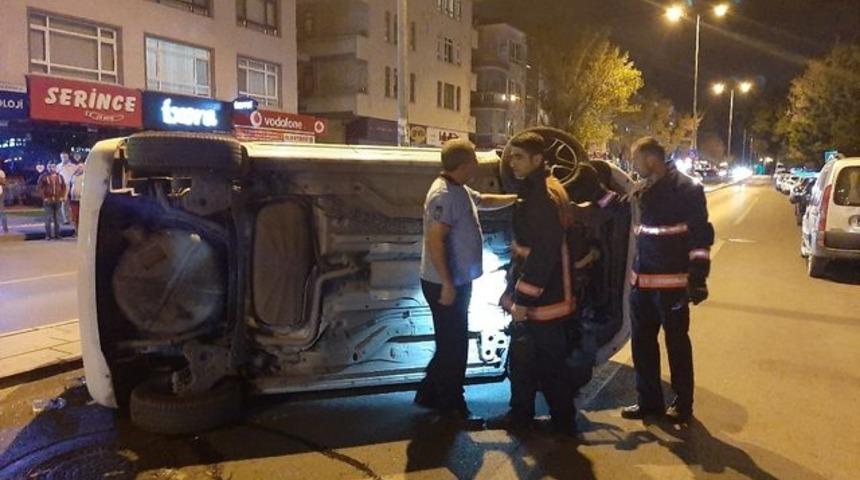 Ankara'da trafik kazası: 2 yaralı