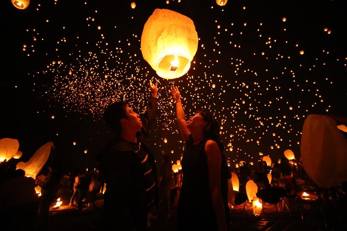 Dilek balonu festivali hayran bıraktı
