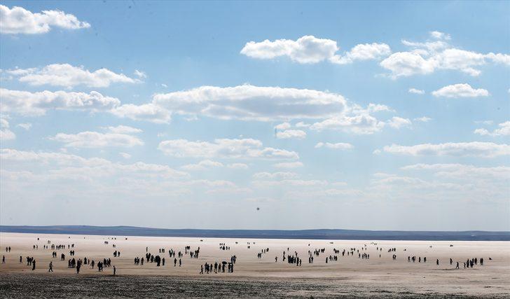 Tuz Gölü turistlerin akınına uğruyor G1
