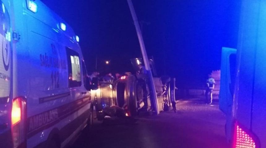 Kırşehir&rsquo;de kaza: 1 &ouml;l&uuml;, 4 yaralı