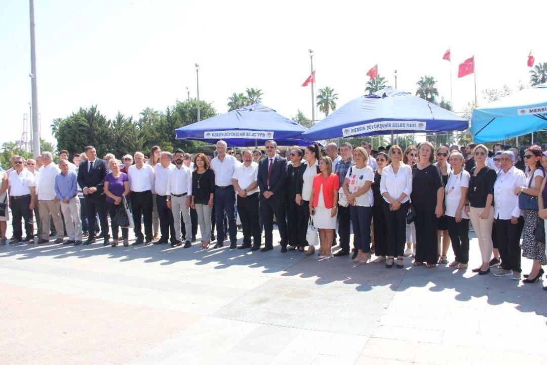 Mersin&rsquo;de CHP&rsquo;nin 96&rsquo;ıncı kuruluş yıl d&ouml;n&uuml;m&uuml; t&ouml;renle kutlandı