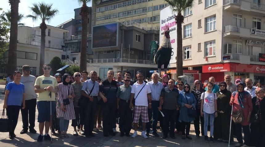 Pamukkale&rsquo;nin g&uuml;zelliğine hissederek şahit oldular