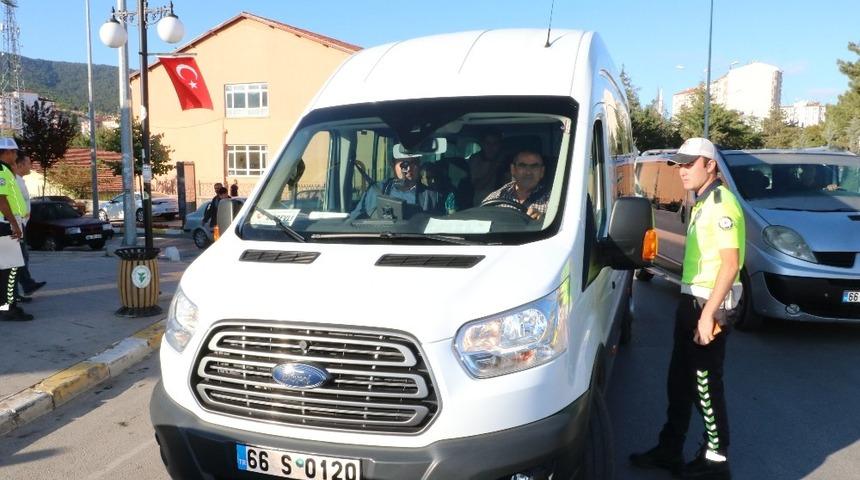 Yozgat&rsquo;ta okul servisleri denetlendi