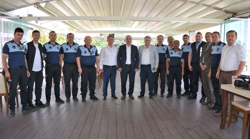 Başkan Kılı&ccedil;, zabıta personeliyle biraraya geldi