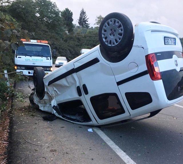 Fatsa’da trafik kazası: 1 yaralı