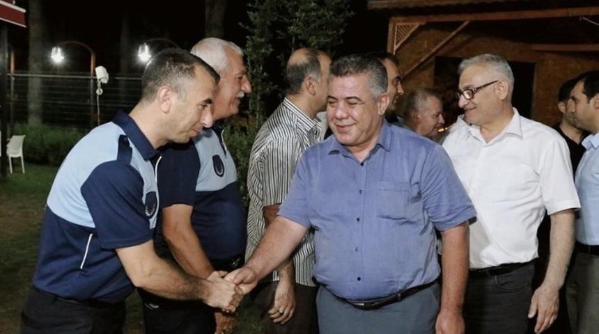 Zabıta ekipleri yemekte bir araya geldi