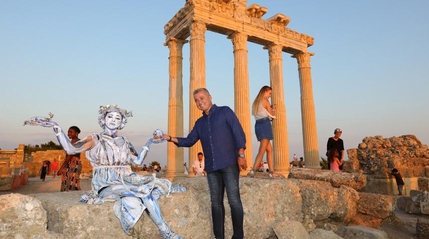 Side&rsquo;de tarih sanatla buluşuyor