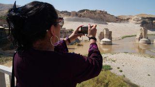 Hasankeyf'e turist akını