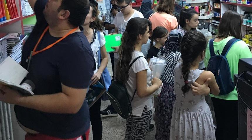 Kırtasiyelerde yoğun mesai