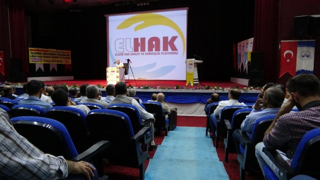 Elazığ&rsquo;da, &lsquo;&Ouml;nce Aile&rsquo; konferansı