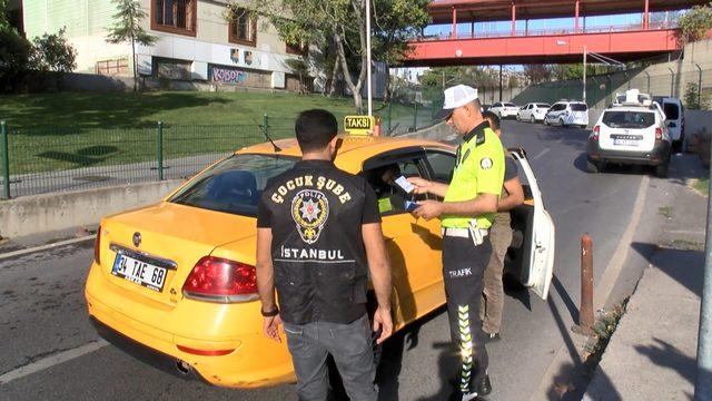 Esenler ve Ümraniye'de okul önlerinde denetim