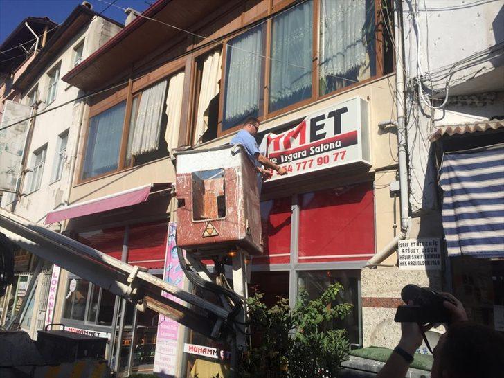 Sosyal medyada tepki görmüştü! O tabela söküldü G2