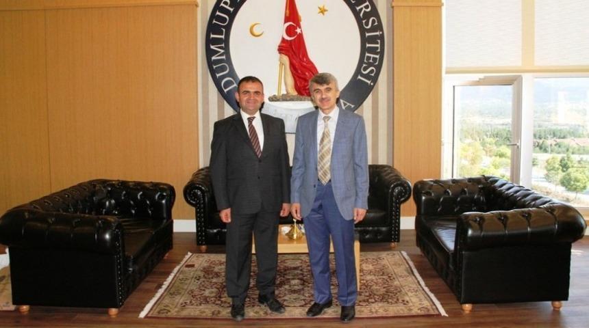 Orman B&ouml;lge M&uuml;d&uuml;r&uuml; Kayım&rsquo;dan Rekt&ouml;r Uysal&rsquo;a veda ziyareti