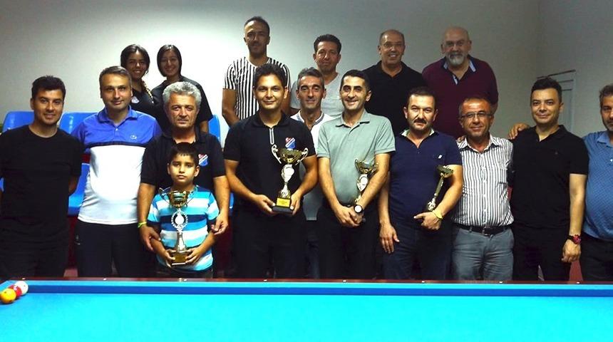 Karaman&rsquo;da &uuml;&ccedil; bant bilardo heyecanı sona erdi