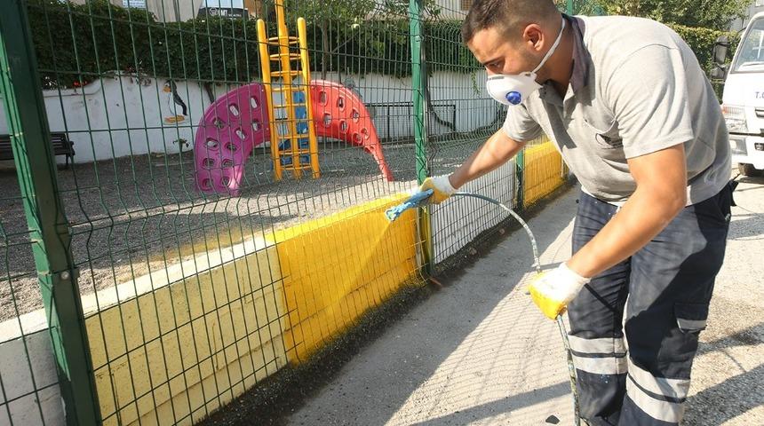 Merkezefendi&rsquo;de okullar onarılıyor