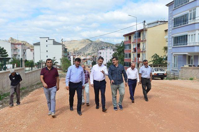 Tokat Belediyesi o caddeyi baştan sona yeniledi