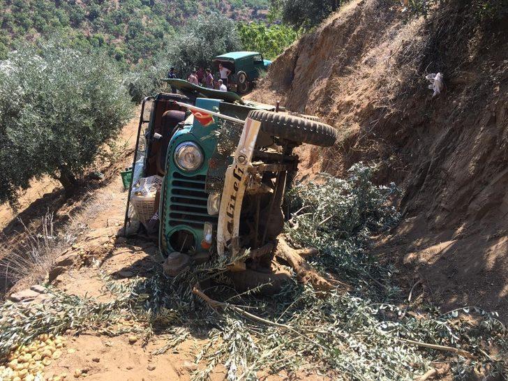 Tarım işçilerini taşıyan araç uçuruma yuvarlandı; 1 ölü, 5 yaralı G1