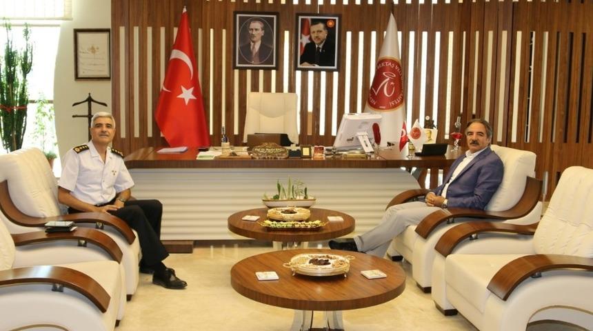Nevşehir İl Jandarma Komutanı Erol&rsquo;dan Rekt&ouml;r Bağlı&rsquo;ya ziyaret