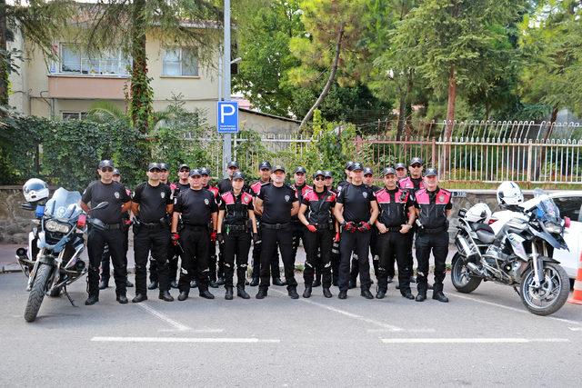 Samsun'da motosikletli polisler, denetimlerini sıklaştırdı