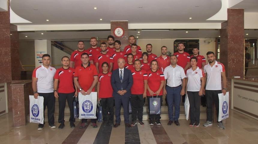 Başkan Kayda, İşitme Engelli Judo Milli Takımını ağırladı