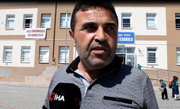 Tedaviden dönen öğretmenlerini konfeti patlatarak karşıladılar G4