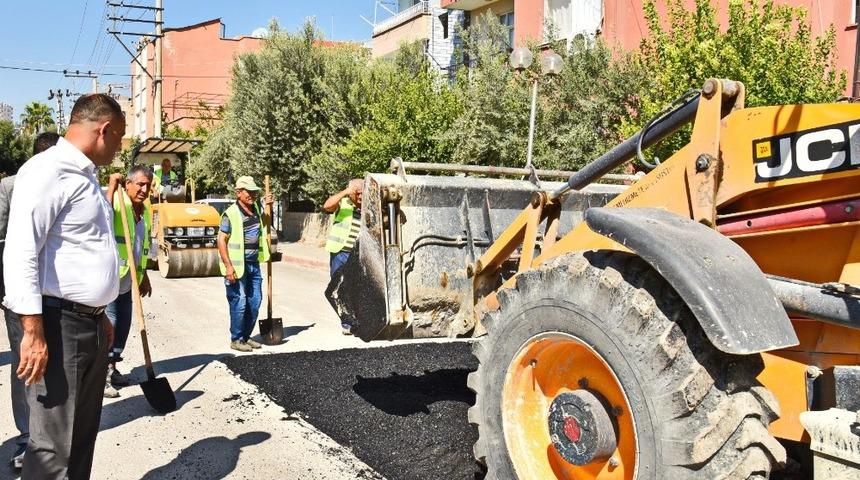 Başkan Yılmaz, yol çalışmalarını inceledi