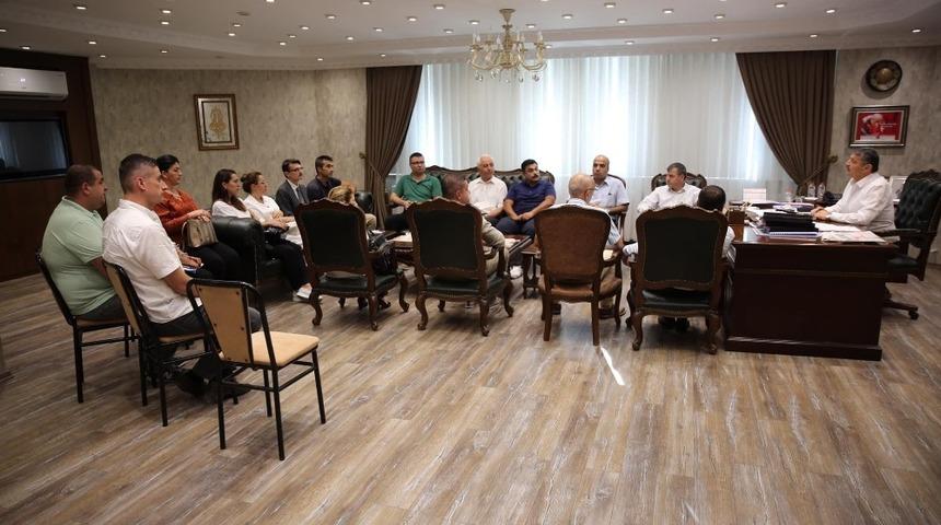 Başkan Akın&rsquo;dan personel ile toplantı