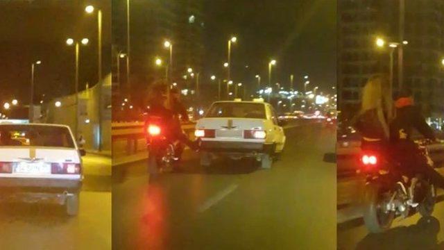 (Özel) E-5 karayolunda ilginç görüntü