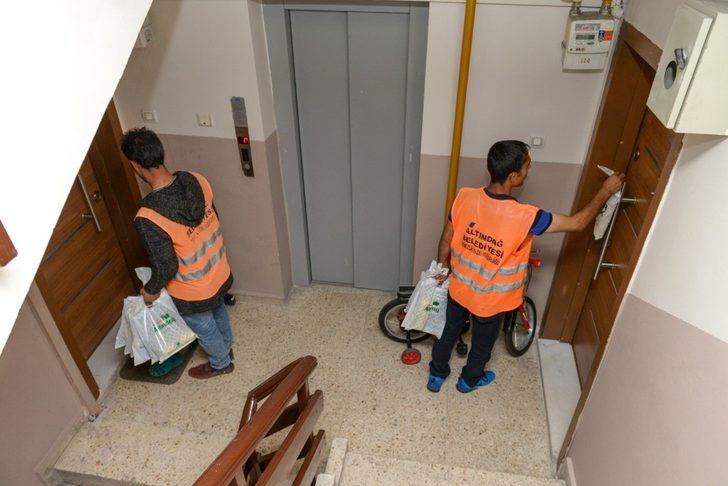 Altındağ’da 120 bin çöp poşeti dağıtıldı G3