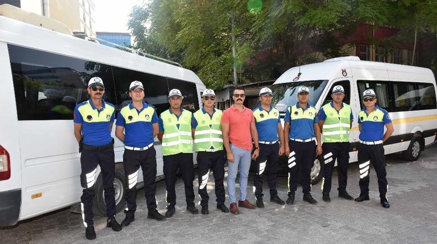 &Ouml;ğrencilerin g&uuml;venliği i&ccedil;in B&uuml;y&uuml;kşehir Zabıtası&rsquo;ndan denetim