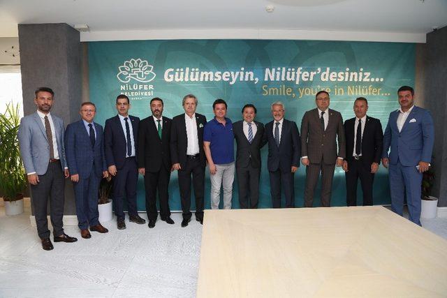 Bursaspor yönetiminden Başkan Erdem’e ziyaret