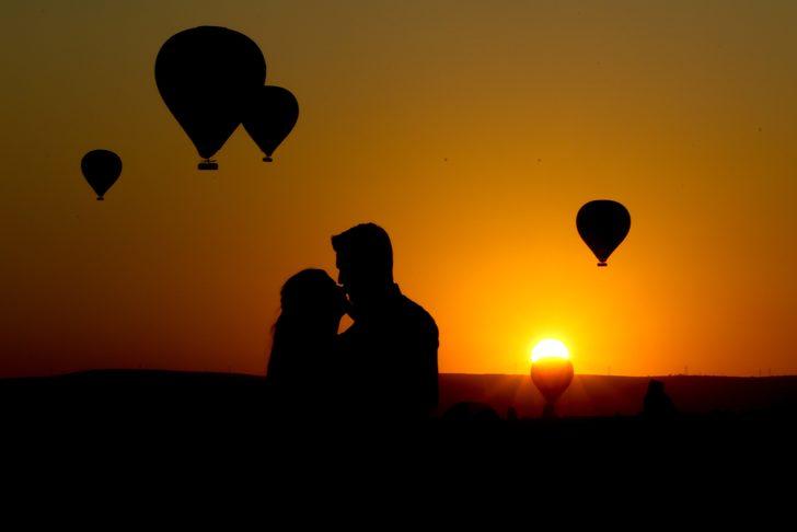 Kapadokya’da güneşin görsel şöleni G1
