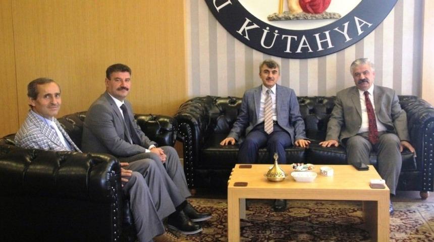 Emniyet M&uuml;d&uuml;r&uuml; &Ccedil;evik&rsquo;ten Rekt&ouml;r Uysal&rsquo;a ziyaret