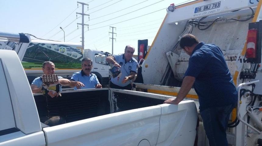 Bağlar Belediyesi, satışı yasak olan patlayıcı maddeler imha etti