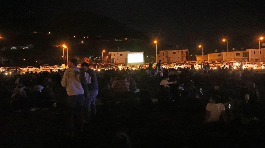 Talas’ta dev ekranda milli heyecan